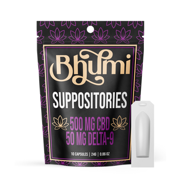 Bhumi | Delta-9 THC + CBD | Relief Suppositories