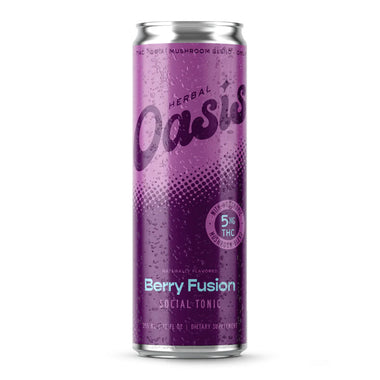 Herbal Oasis | CBG + Delta-9 THC | 10mg Berry Fusion Social Tonic