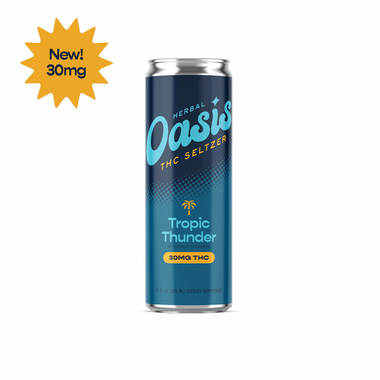 Herbal Oasis | CBG + Delta-9 THC | 30mg Tropic Thunder THC Seltzer