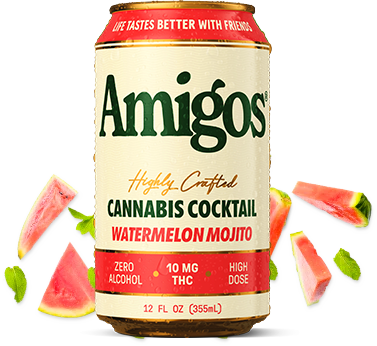 Amigos | Delta-9 THC | Watermelon Mojito Cannabis Cocktail